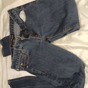 Express Women's Skinny Jeans - Dark Blue